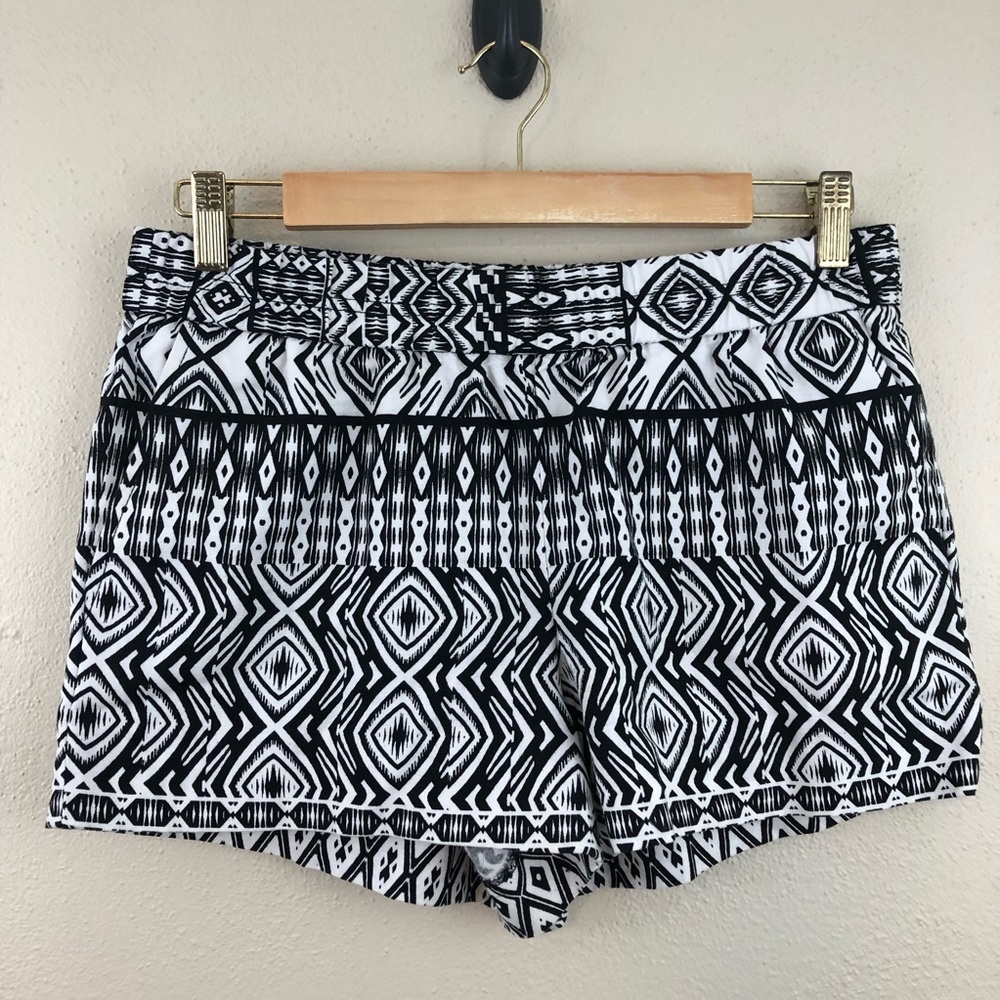 J. Crew Factory Aztec Tribal Print Pull On Short